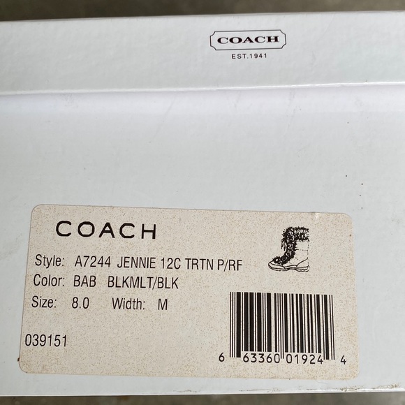 Coach Jenni Boots / Size 8 - Picture 12 of 12